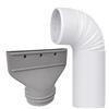 Kit Ventilazione Condizionatore Portatile: Tubo 1,5m + Connettore ABS Doppia Mis
