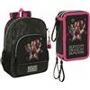 Safta Zaino Adattabile Scuola Bambini K-pop Demon Hunters + Astuccio 3 zip completo