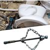 Disincrostante per Catene, Sturatore per WC, Accessorio per Trapano,