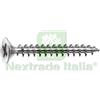 UTENSILERIA 100PZ VITI PANEL VIT TESTA SVASATA PIANA ACCIAIO INOX Ø MM.5X80: