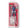 Arda Compasso Balaustrone Arda Uni in Metallo Box Infrangibile 5 Pezzi di Colore Blu