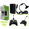 XBOX 360 PACK 4800 mAh BATTERIA RICARICABILE CONTROLLER CAVO CARICA