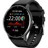 North Edge Smartwatch North Edge Quadrante Rotondo Cinturino in Silicone Nero