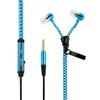 0B262AA Auricolare Stereo Super Zipper In-ear Microfono Blu Per Oppo A58 5g A58x A76 A77