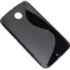 030C08A Ssyl Custodia S-line Back Cover Tpu Silicone Case Per Motorola Nexus 6 Black New
