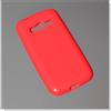 0313DAA Custodia Case Fluo Cover Glitter Sottile Samsung Galaxy Trend 2 Lite G318 Rossa