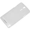 03158CA Custodia Jekod Originale Tpu Cover Silicone Case Sony Xperia S Lt26i Bianca
