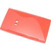 0312E7A Ssyl Custodia In Silicone S-line Gel Tpu Cover Case Per Nokia Lumia 920 Rosso