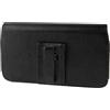 09B19FA Custodia I92 Simil Pelle Da Cintura Wallet Black Per Asus Rog Phone 8 Pro 9 Fe