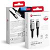0A3C5BA Forcell C256 Cavo Ricarica Usb Usb-c 66w 50cm Per Huawei P30 Pro New Edition