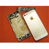 APPLEOEM COVER GUSCIO FRAME ORIGINALE APPLE PER IPHONE 5 A1429 SILVER+FLAT E TASTO ON OFF