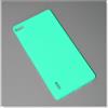 0D0C47A Custodia Silicone Back Case Fluo Cover Glitter Huawei Honor 6 Verde Acqua