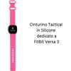 0B3FCBA Tactical Cinturino 722 Watch Originale Silcone Per Fitbit Versa 3 Pink