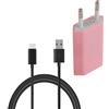 0C0D22A Caricabatterie Caricatore Usb Cavo Type-c 1a 5w Pink Per Oneplus 10 Pro 10r 5g 2