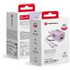 09C7A7A Forcell Caricabatterie Fast Dual Vt-31 33w Purple Per Htc Desire 21 Pro Lg W41
