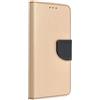 030D40A Fancy Custodia Book Cover Silicon Flip Case Libro Motorola Moto Edge 20 Pro Gold