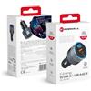 09948EA Forcell Caricabatterie Auto Fast 65w 1x Usb-a 2 Xusb-c Per Vivo Y200 4g Y29 Y29s