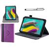 Navitech Purple Case With Rotational Stand & Stylus For LNMBBS 10" Tablet,