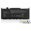 K KYUER 55Wh MN79H Laptop Batteria per Dell XPS 13 Plus 9320 XPS 13 9340 (d2l)