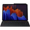 Samsung Book Cover Keyboard Galaxy Tab S7 Plus/S7+ Nero Tastiera ITA Originale