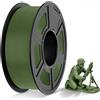 TECBEARS Filamento PLA+ 1.75 mm 1KG Verde oliva, Forte e resistente