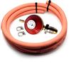DN Autogas Parts Propano Gas Regolatore 37Mbar Standard Vite 1.5 KG Con HP Tubo E 2 Clip Nuovo