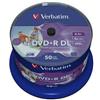Verbatim 50 x DVD+R DL 8,5 GB 8x Supporti Registrabili Stampabili