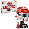 LEGO Editions Scuderia Ferrari HP Charles Leclerc Helmet - F1 Merchandise - Display Model Kit w/Collectible Minifigure - Gift for 14+ Year Old Boys & Adult Motorsport Fans - 43014