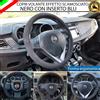 ESL COPRIVOLANTE EFFETTO CAMOSCIO CON INSERTO BLU PER DR EVO 3 EVO3