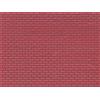 Vollmer Rosso Mattone Modellato Plastica Foglio 21,8 X 11,9 CM Oo / Misura Ho Vollmer