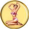 Giftshop UK Bella Pin-Up Girl Spilla