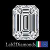 Lab2Diamonds Diamante Lab Grown 1.05 ct Smeraldo F VS2 IGI 766601444