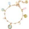 SODINI bracciale donna Tarocchi catena pendenti multicolor