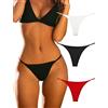 KUKU PANDA Perizoma da Donna Sexy Hot Filo Tanga Mutande in Cotone Senza
