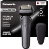 Panasonic ES-L550 Series 900 Rasoio Elettrico 5 Lame da Uomo, Ricarica USB-C, Sensore Barba Intelligente+, Testina Flessibile 20D, Rasatura Umida & Secca, Refilatore, Custodia Viaggio