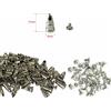 Trimming Shop 100 Plastica Pin Retro Fix Punk Borchie Arrotondato Cono Rivetto Pelle Nuova