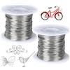 Yicenmy 2 Rotoli Filo Acciaio Inox 304 100 Metri Filo Di Ferro Modellabile Da 0,5 mm