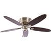 Hunter Ventilatore da Soffitto Hunter Low Profile III 112/132 cm Cromato Spazzolato
