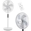 Does not apply MAKA Ventilatore a Piantana Silenzioso 5 Pale in PVC 39Db Basso Consumo 45W Osci