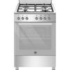 La Germania Cucina a Gas 4 Fuochi Forno a Gas 60x60 Classe A Inox SE664GX24