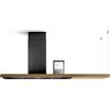 Elica Cappa Aspirante 120 cm a Parete A++ Nero / Legno PRF0200563 Bio Island Elica
