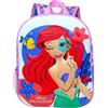 CORIEX ZAINO ARIEL LA SIRENETTA 3D SCUOLA MATERNA ASILO TEMPO LIBERO DISNEY ORIGINALE