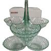 Guzzini-Set 2 antipastiere 'tiffany' verde menta
