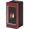 CADEL Stufa a pellet Prince 11 plus Metallo Rossa Cadel per 110 mq A+ canalizzabile