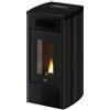 Cadel Stufa a Pellet Ventilata 12 kW 23 kg Metallo Antracite ATENA Plus 12 T2