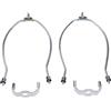 Kit arpa paralume lampada 6 pollici set 2 pezzi con finitura lampada per lampade