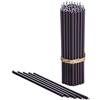 Danilovo - Candele in Cera d'Api, 50 Pezzi, Colore Viola, Candele (W7D)