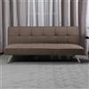 DecHome Divano Letto Clic-Clac 3 Posti 168x83x75 cm Marrone Daynora DecHome