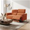 DecHome Divano Relax 2 Posti Reclinabile Elettrico 174x100x95 cm Aragosta Luxora DecHome