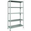 EUROKIT SCAFFALE ZINCATO AD INCASTRO 5 RIPIANI EUROKIT 70KG PER PIANO 100X40X186 402476